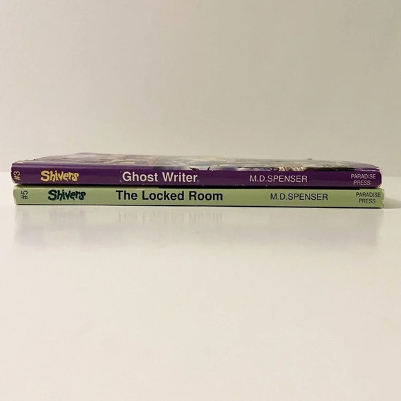 Vintage 1996 Lot of 2 Shivers The Locked Room and Ghost Writer Books No 3 and 5 - Picture 3 of 16